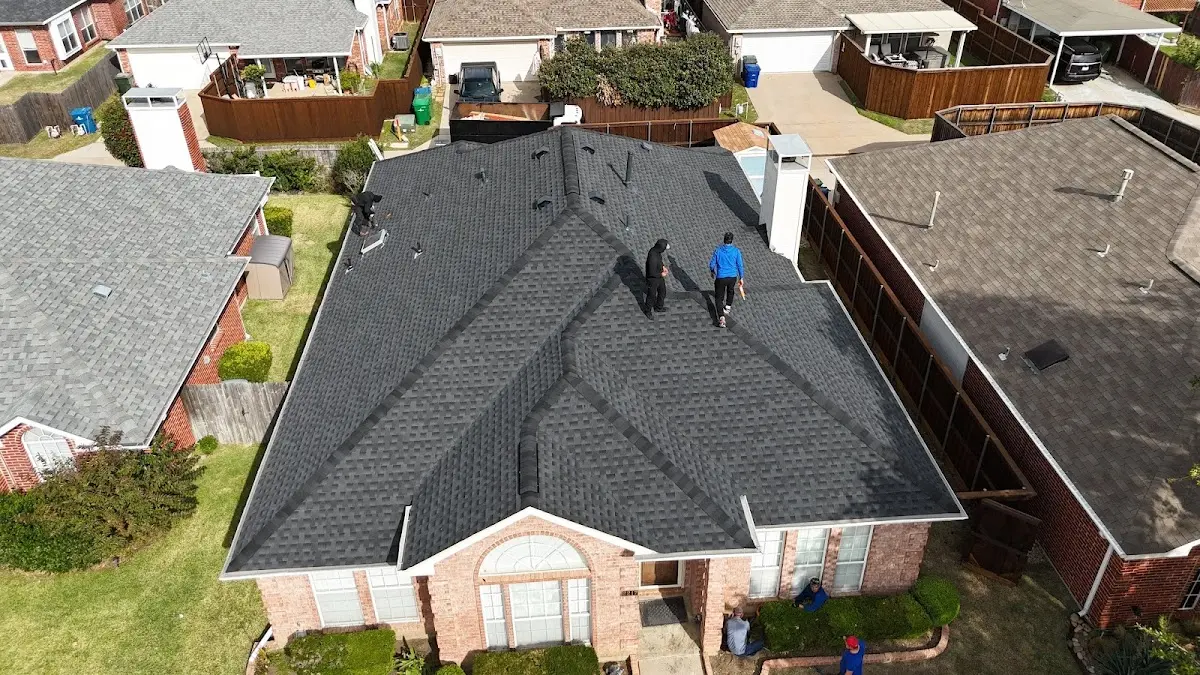 Slate & Tile Roof Repair work in progress on a Atherton property
